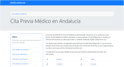 Desktop Screenshot of medicoandalucia.com